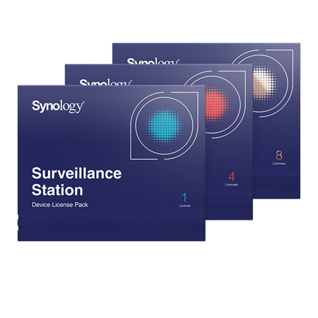 Synology CLP8 Surveillance Device Perpetual License Pack for Up to 8 IP Cameras, Key Code