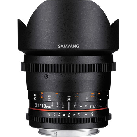 Samyang 10mm T3.1 VDSLR ED AS NCS CS Cine Wide Angle Lens for Sony 