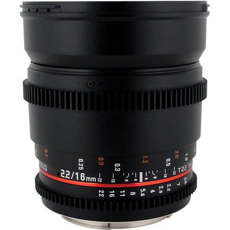 Samyang 16mm T2.2 Wide Angle Cine Lens for Micro Four Thirds