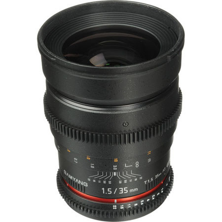 Samyang 35mm T1.5 Cine Lens for Sony Alpha Video DSLR Cameras