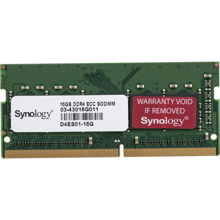 Synology 16GB 260-Pin DDR4 SO-DIMM ECC Memory Module D4ES01-16G
