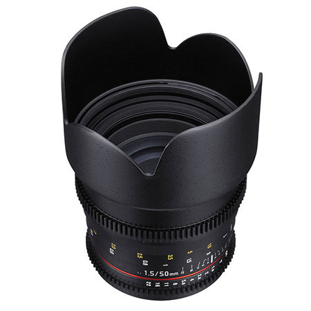 Samyang 50mm T1.5 AS UMC VDSLR II Manual Focus Cine Lens for Nikon F Mount