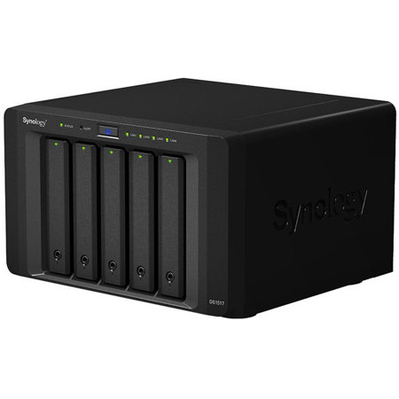 Synology DiskStation DS1517+ 5-Bay NAS Enclosure, 8GB RAM, No HDD