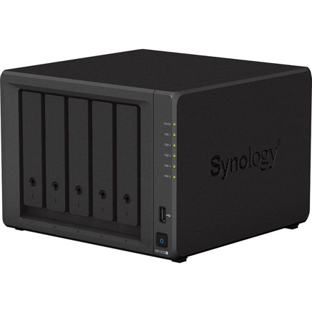 【5ベイNAS】Synology DS1522+【おまけ・微破損あり】 Synology DS1522+ 5-Bay DiskStation NAS w/ 8GB RAM - Network