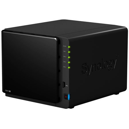 Synology DiskStation DS412+ High-Performance 4-Bay All-In-1 NAS 