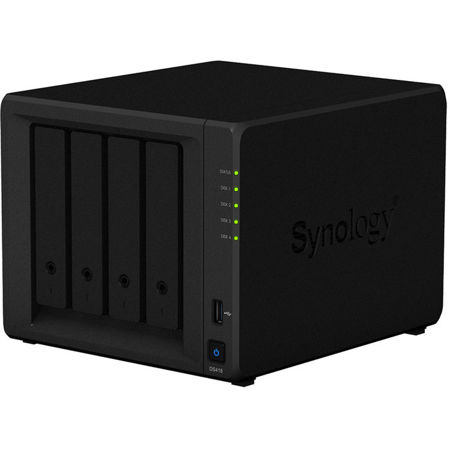 Synology DiskStation DS418 4-Bay NAS Enclosure, No HDD