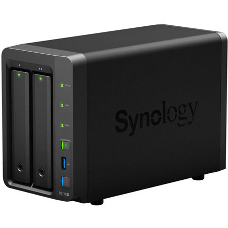 Synology DiskStation DS718+ 2-Bay NAS Enclosure, No HDD