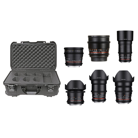 24, 35, 50, 85mm T1.5 VDSLR II Cine Lens Bundle – Samyang US