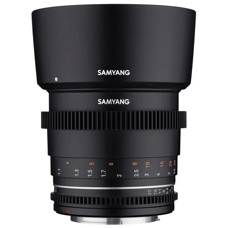 Samyang 85mm T1.5 VDSLR MK2 Cine Lens for Canon EF