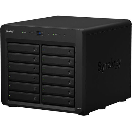 Synology DX1215 12-Bay Expansion Unit, 3.5"/2.5" SATA Drive Bays, Diskless