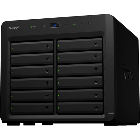 Synology DX1222 3.5"/2.5" SATA 12-Bay Expansion Unit, Diskless
