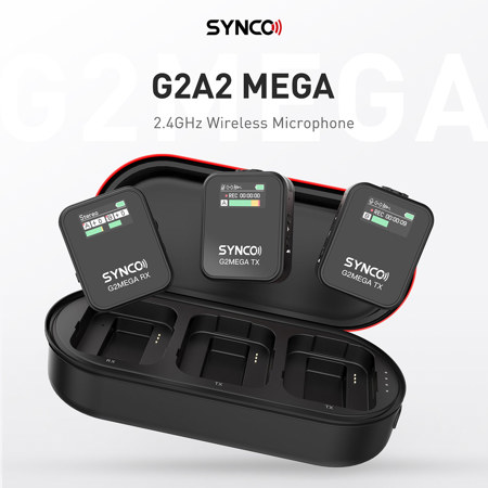 その他 SYNCO G2(A2) MEGA Synco Audio G2 Mega 2-Person Digital Wireless Lavalier Microphone