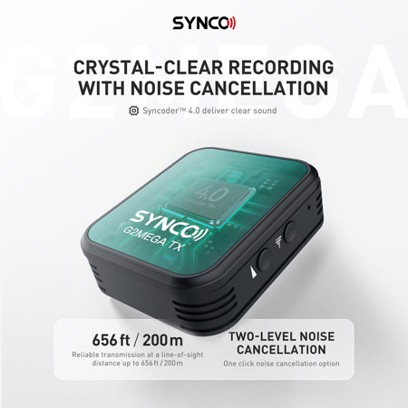 Synco Audio G2 Mega 2-Person Digital Wireless Lavalier Microphone
