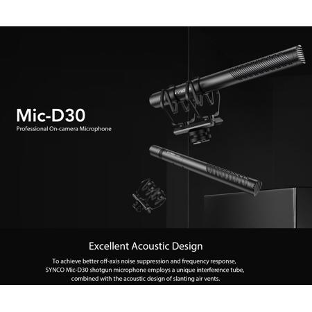 SYNCO Mic-D30 (ウィンドジャマー付きコンデンサーマイク) オススメ多機能マイク】SYNCO Mic-D30が使いやすくて高音質