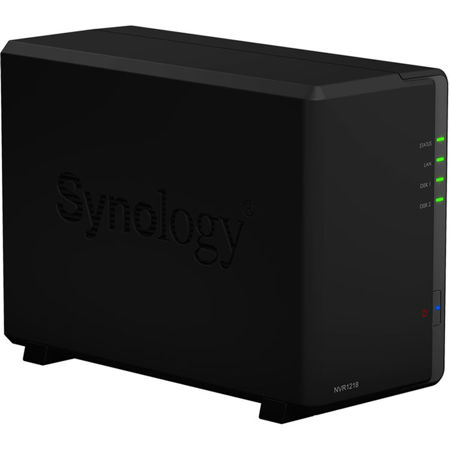 Synology NVR1218 12-Channel 2-Bay 1080p NVR, No HDD