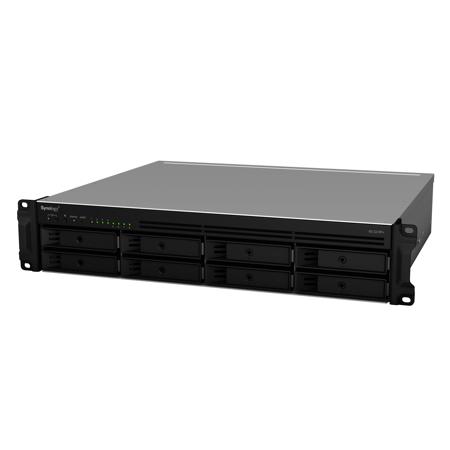 Synology RackStation RS1221RP+ 8-Bay 350W NAS Enclosure, 4-Core 2.2GHz, 4GB RAM