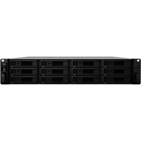 Synology RackStation RS2421RP+ 12-Bay 350W NAS Enclosure, 4-Core 2.2GHz, 4GB RAM