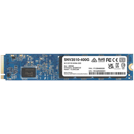 Synology SNV3510 400GB NVMe PCIe 3.0 x4 M.2 22110 Internal SSD