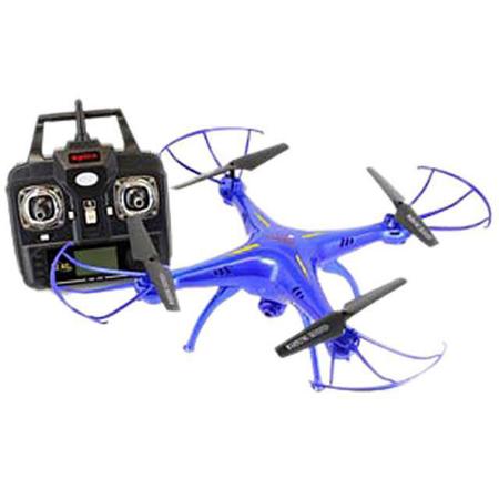 Syma X5SW 4 Ch 2.4 GHz FPV Real-Time RC Quadcopter, 0.3MP Wi-Fi Camera, Blue