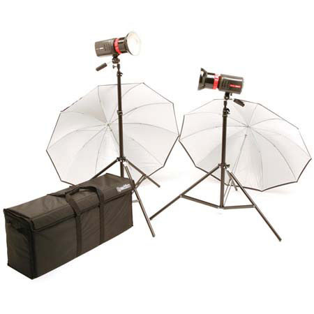 Force 5 1000 watt second Two Monolight Flash System with Case.