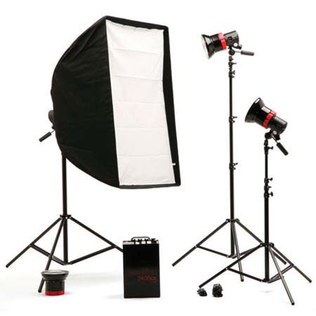Speedotron 11295 2405CX LV CC 3-light Flash System