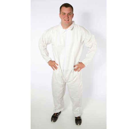 Safety Zone Breathable Micro Film Coverall, Large
