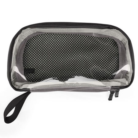 Timbuk2 Large Clear Flexito Toiletry Kit, Black/Gunmetal/Black