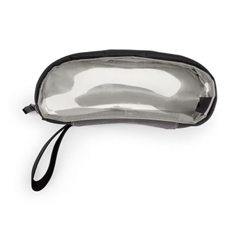 Timbuk2 Clear Flexito Small Toiletry Kit, Black/Gunmetal/Black