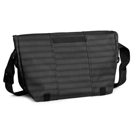 Timbuk2 Heritage Maze Classic Messenger Bag, Jet Black Woven Reflective, Medium