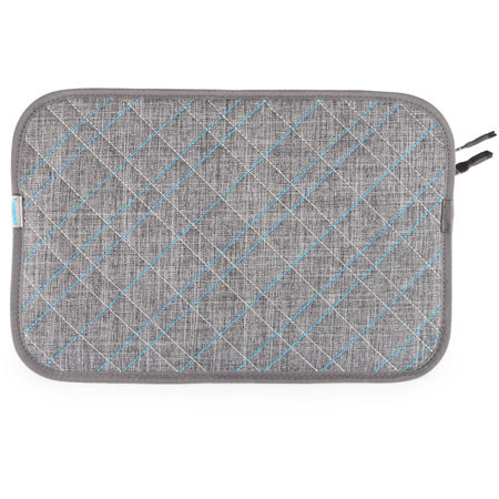 Timbuk2 13P Plush Layer 13" Laptop Sleeve, Texture Gray / Cold Blue