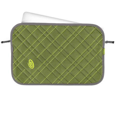 Timbuk2 15P Plush Layer 15" Laptop Sleeve, Matte Algae Green/Gunmetal
