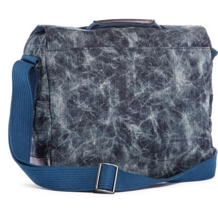 Timbuk2 Sunset Satchel Bag, Washed Cotton Denim, Acid Denim
