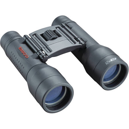 Tasco 12x32 Essentials Roof Prism Binocular, 4.6 Degree Angle of View, Black