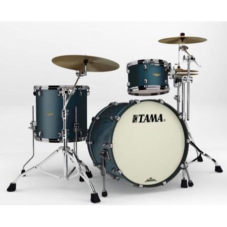 Tama Starclassic Bubinga 3-Piece Shell Kit with Black Nickel, Green Metallic