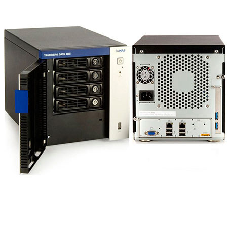Tandberg BizNAS D400 Desktop 4x 3.5" or 2.5" Bay, 2GB RAM, No Drives