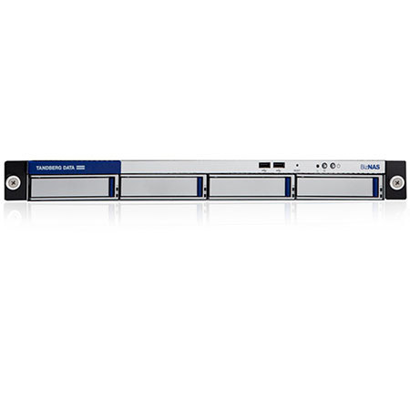 Tandberg BizNAS R400 1U Rackmount, 4x 3.5" or 2.5" Bay, 2GB DDR3 RAM, No Drives