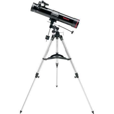Tasco 76mm Refractor EQ Spacestation Telescope with Red Dot Starpointer Finderscope