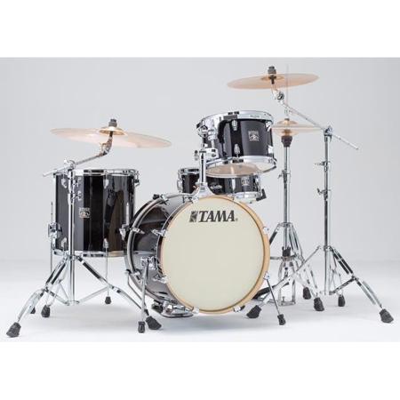 Tama CL48S Superstar Classic 4 Piece Shell Kit, Transparent Black Burst