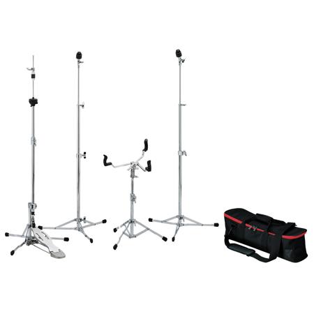 Tama The Classic Series 4-Piece Hardware Kit, Includes 2x HC52F Cymbal Stands, HH55F Hi-Hat Stand, HS50S Snare Stand and Carrying Bag