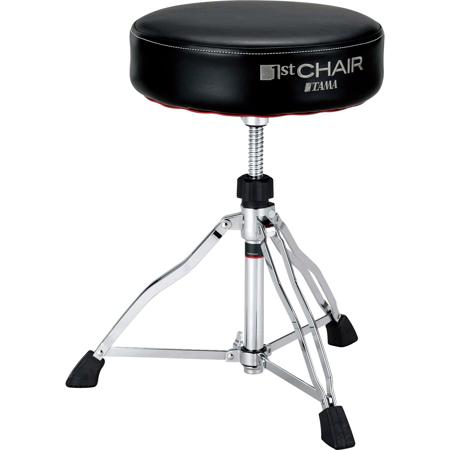 Tama HT430B 1st Chair Standard Round Rider Drum Throne, 19" - 25.75" Height Adjustable, Black