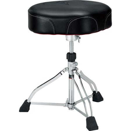 Tama HT730B 1st Chair Ergo Rider Trio Drum Throne, 19.78 - 26" Height Adjustable, Black