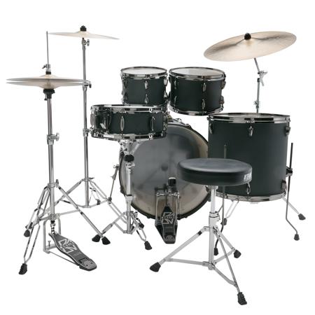 Tama Imperialstar 5-Piece Complete Drum Kit, 22" BD, Blacked Out Black
