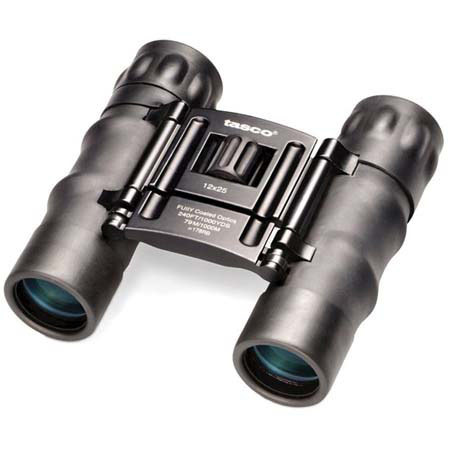 Tasco 12x 25mm Essentials Weather Prism Binocular,Black