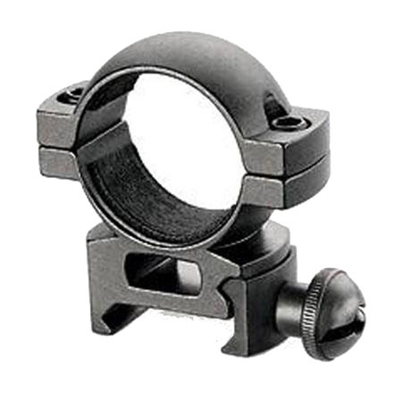 Tasco 1in Centerfire, Weaver High Style Mounting Rings, Matte Black.