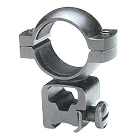 Tasco 1in Air Gun/.22 Caliber, Weaver Rings Gloss Black, 1 Pair