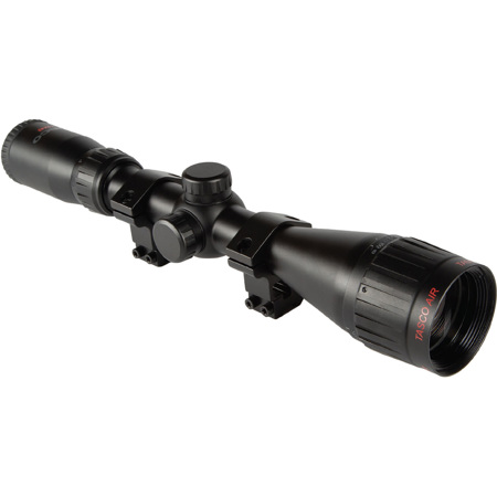 Tasco 3-9x40 AO Air Gun Riflescope, SFP Truplex Reticle, Adj Objective, 1" Tube
