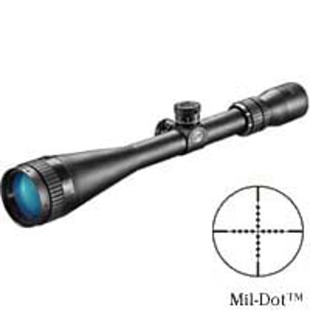 Tasco 6-24x42mm Target/Varmint Riflescope, Illum Mil-Dot Ret, Adj Objective, 1"