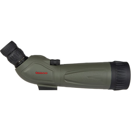 Tasco 20-60x60 Angled Viewing Spotting Scope, Weather Resistant, Tripod, Gray