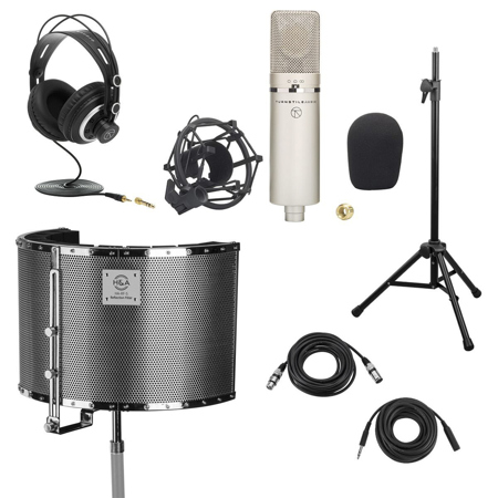 Turnstile Audio Concourse TAC1100 Condenser Mic, Bundle w/H&A Reflection Filter
