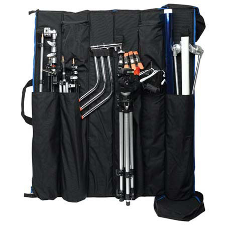 1031 PAT, 50" Long Padded Armored Tri-Pak Sling Bag for Lightstands & Tripods, Black.